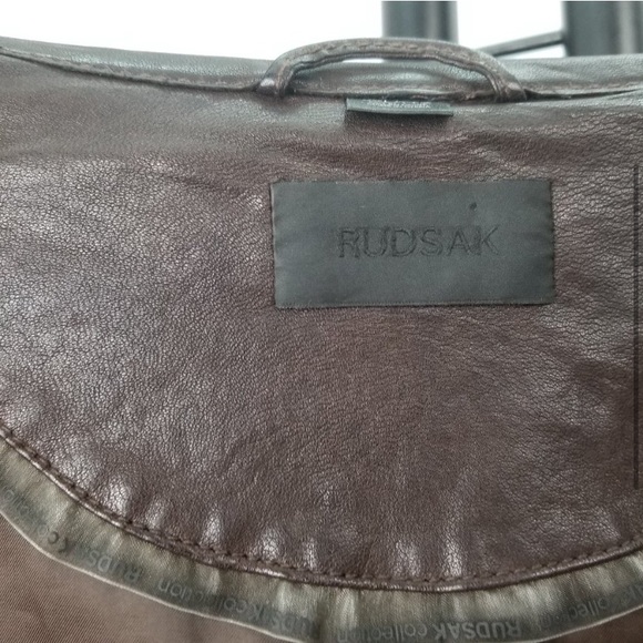 Rudsak Leather Bomber Jacket - Picture 2 of 5